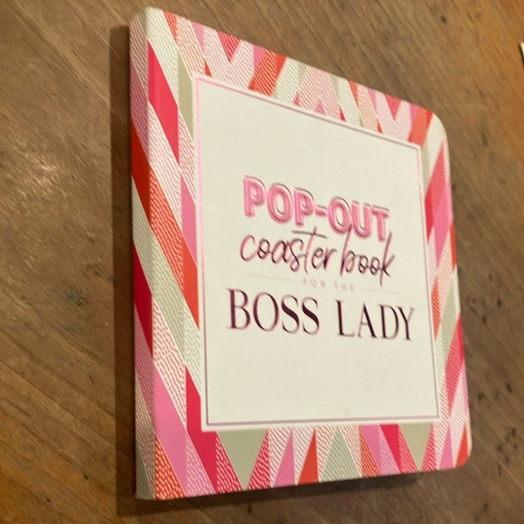 Pop-Out Coaster Book for the Boss Lady - Pink green and White - Picture 14 of 15